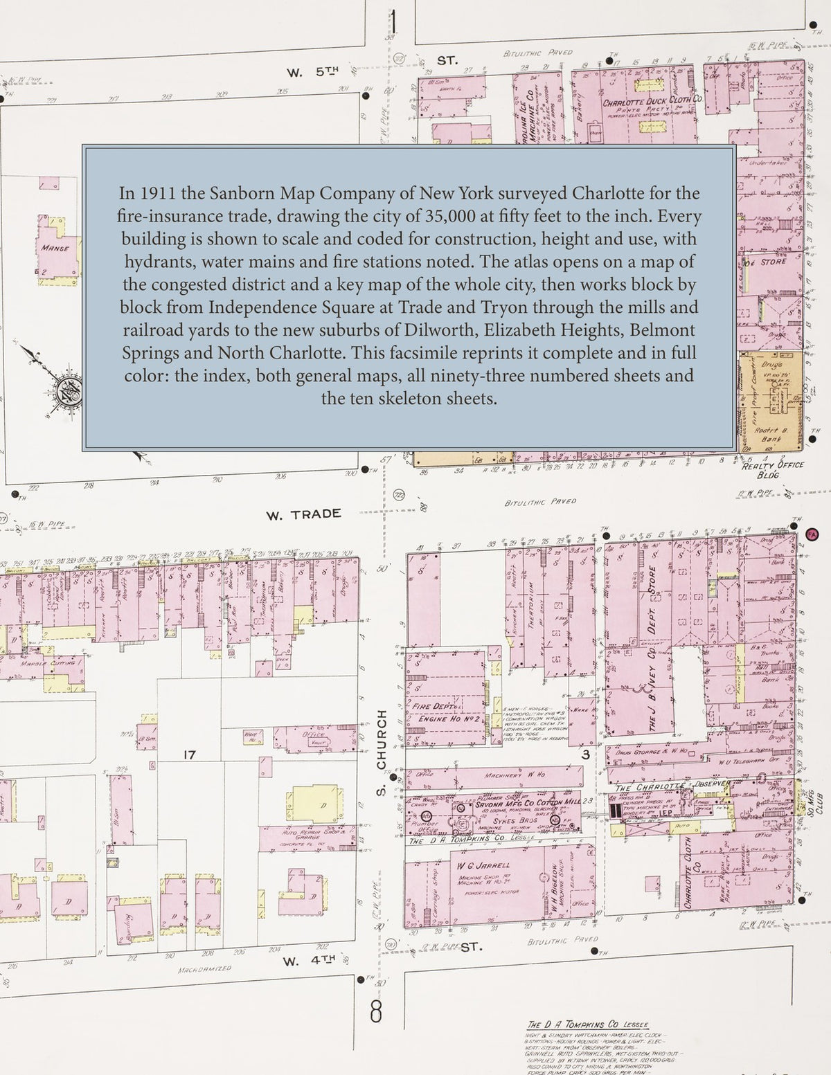 1911 Fire Insurance Maps and Atlas of Charlotte, North Carolina