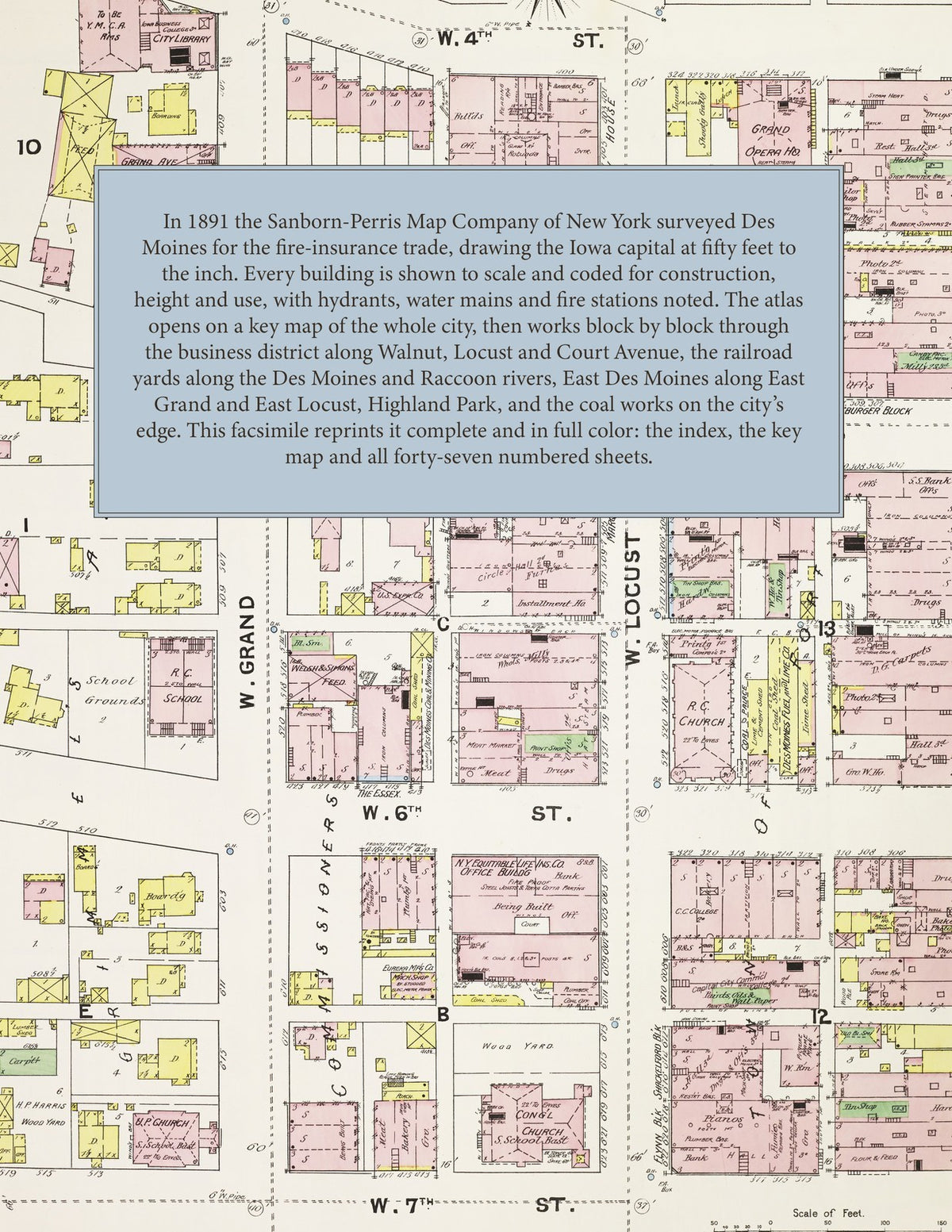 1891 Fire Insurance Maps and Atlas of Des Moines, Iowa