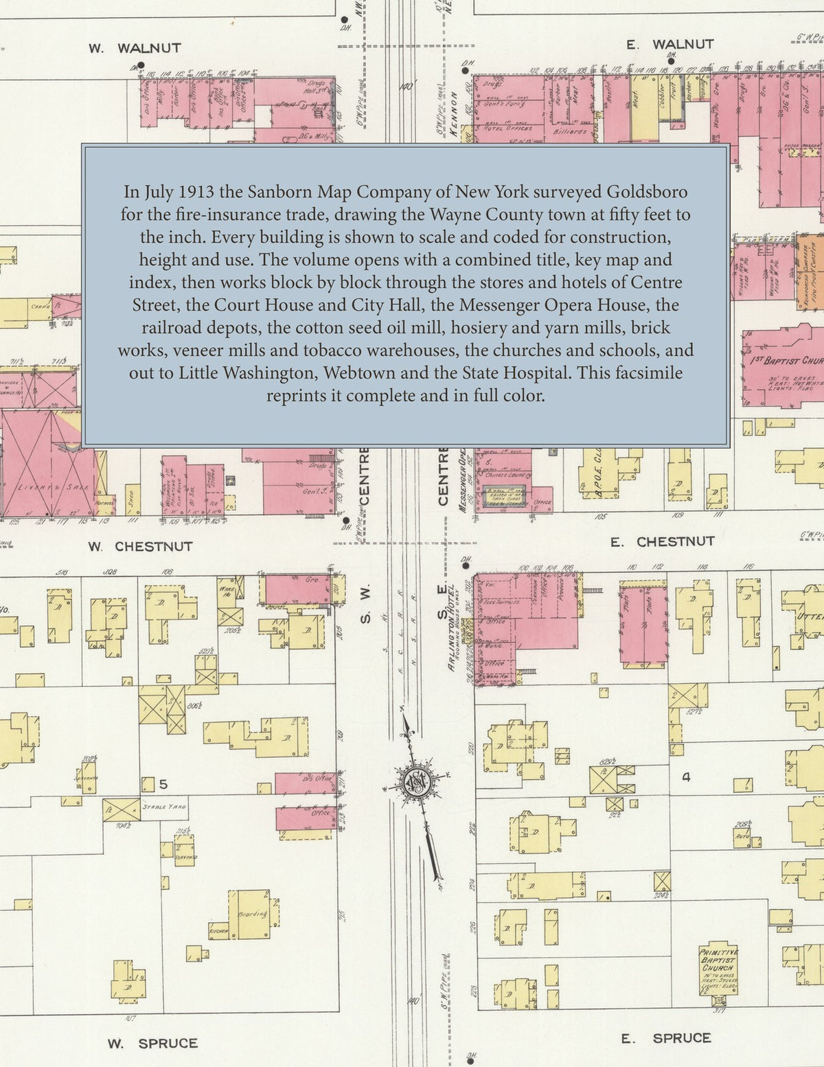 1913 Fire Insurance Maps and Atlas of Goldsboro, North Carolina