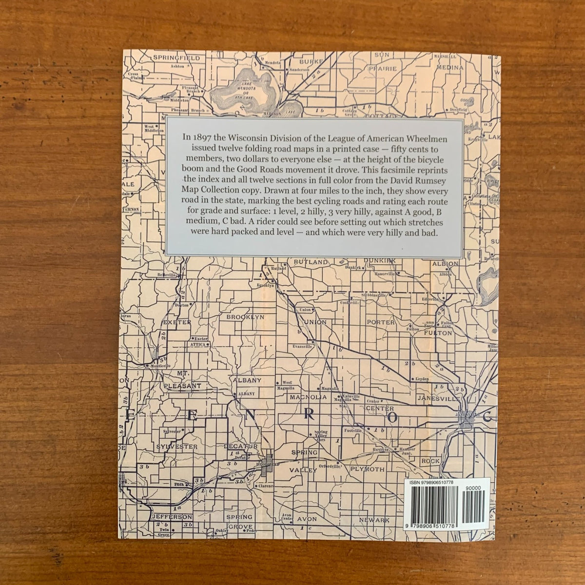1897 Bicycle Road Maps and Atlas of Wisconsin