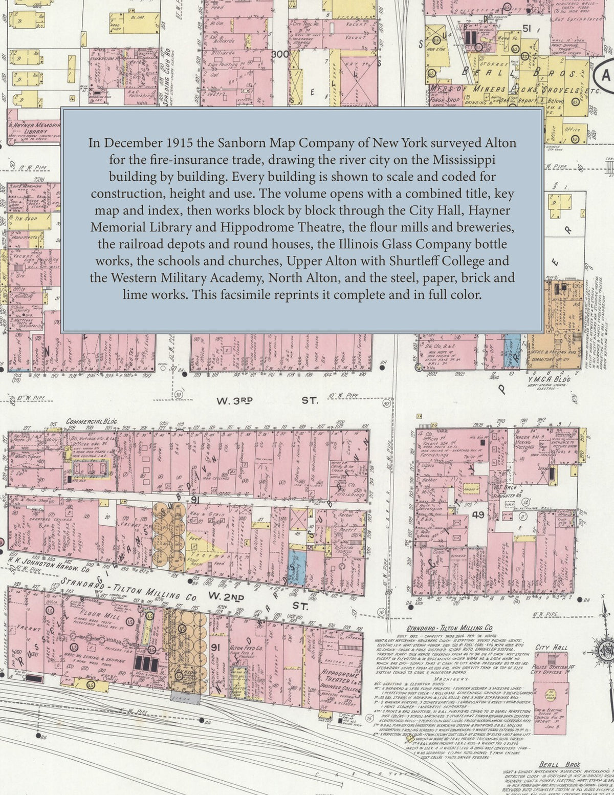 1915 Fire Insurance Maps and Atlas of Alton, North Alton & Upper Alton, Illinois