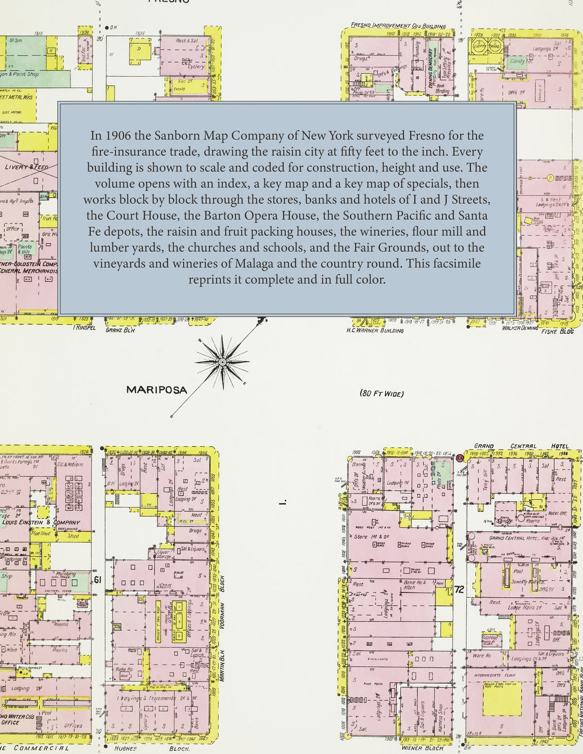 1906 Fire Insurance Maps and Atlas of Fresno, California