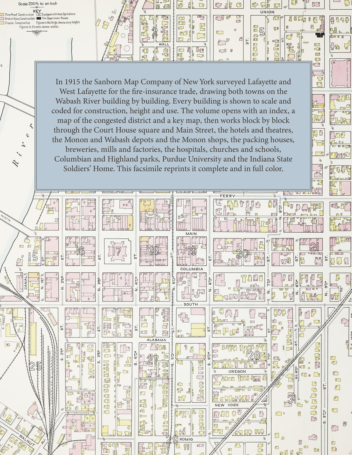 1915 Fire Insurance Maps and Atlas of Lafayette, Indiana