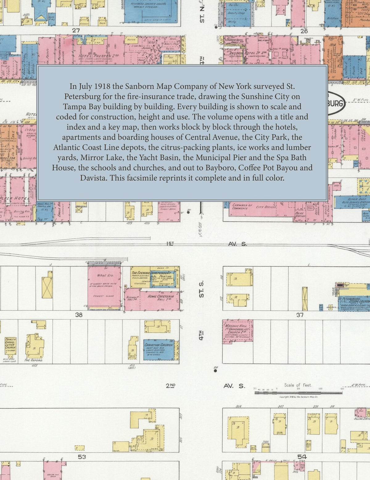 1918 Fire Insurance Maps and Atlas of St. Petersburg, Florida