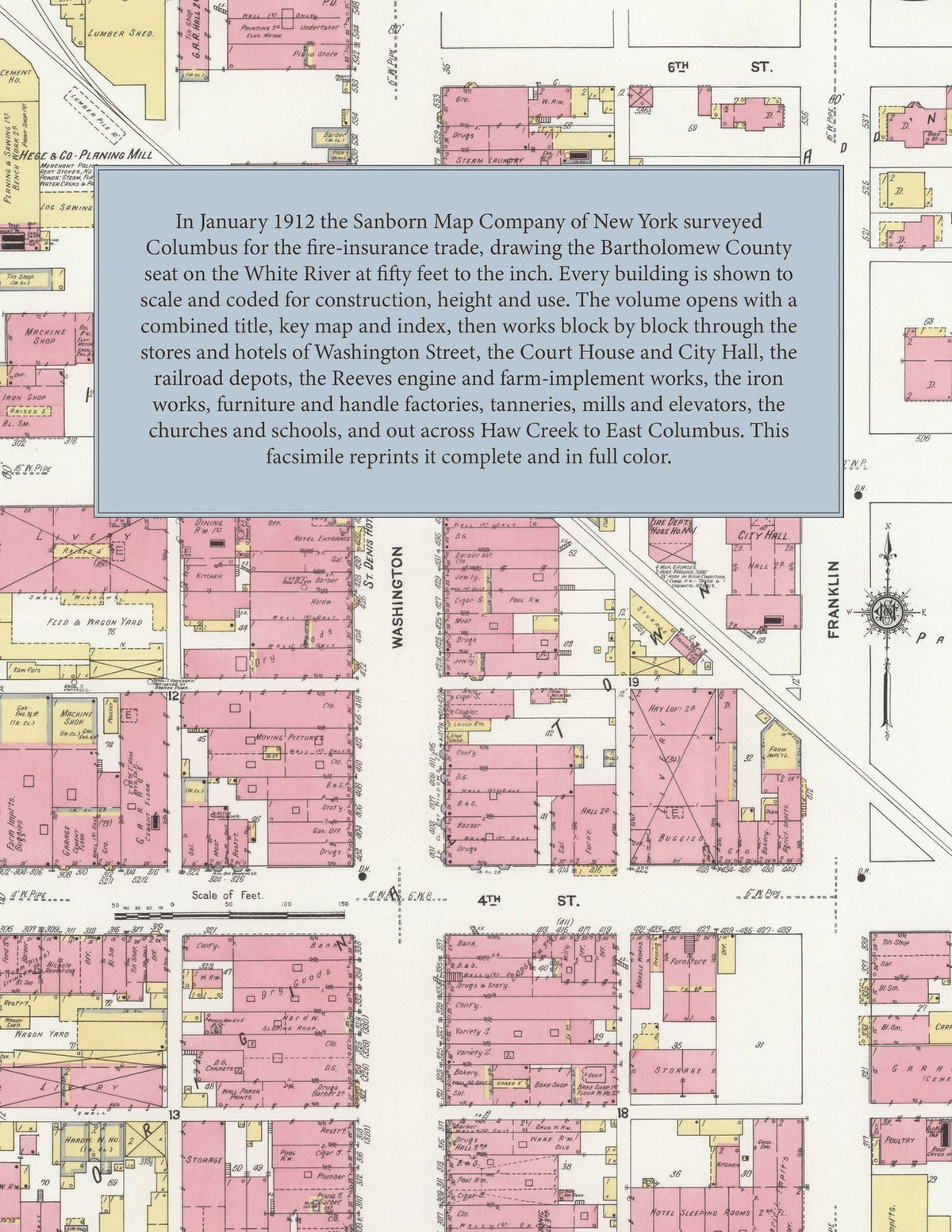 1912 Fire Insurance Maps and Atlas of Columbus, Indiana