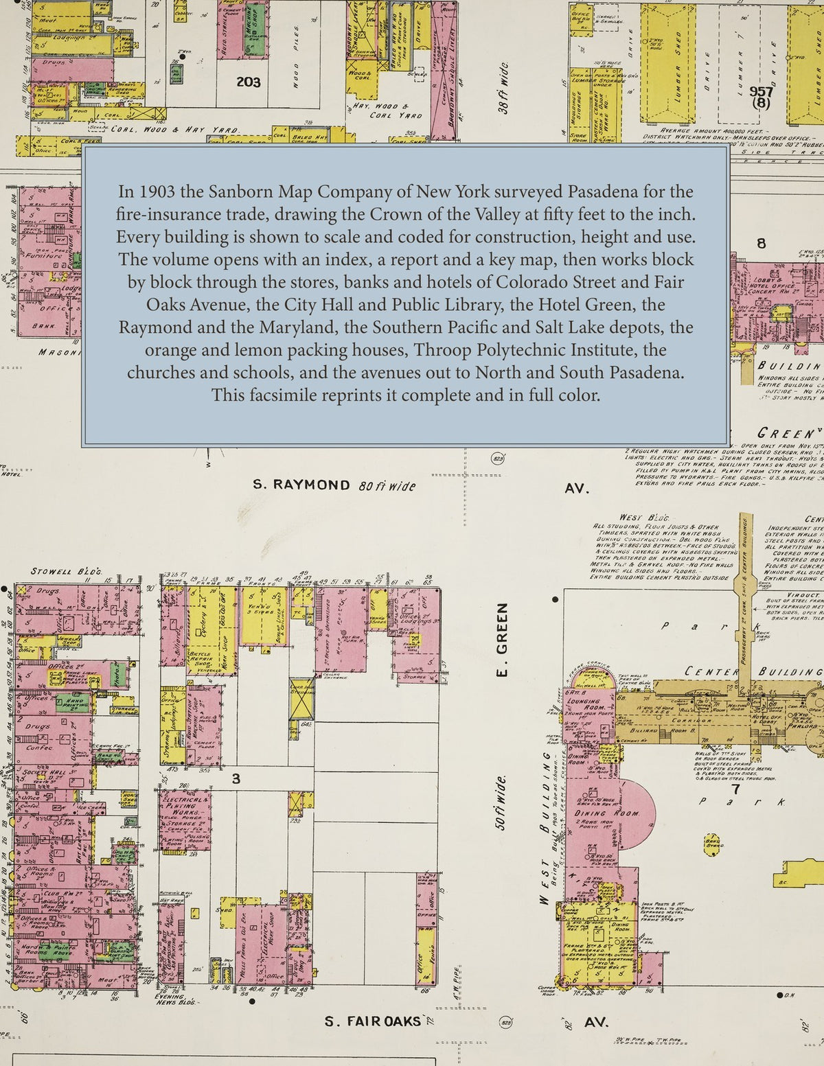 1903 Fire Insurance Maps and Atlas of Pasadena, California