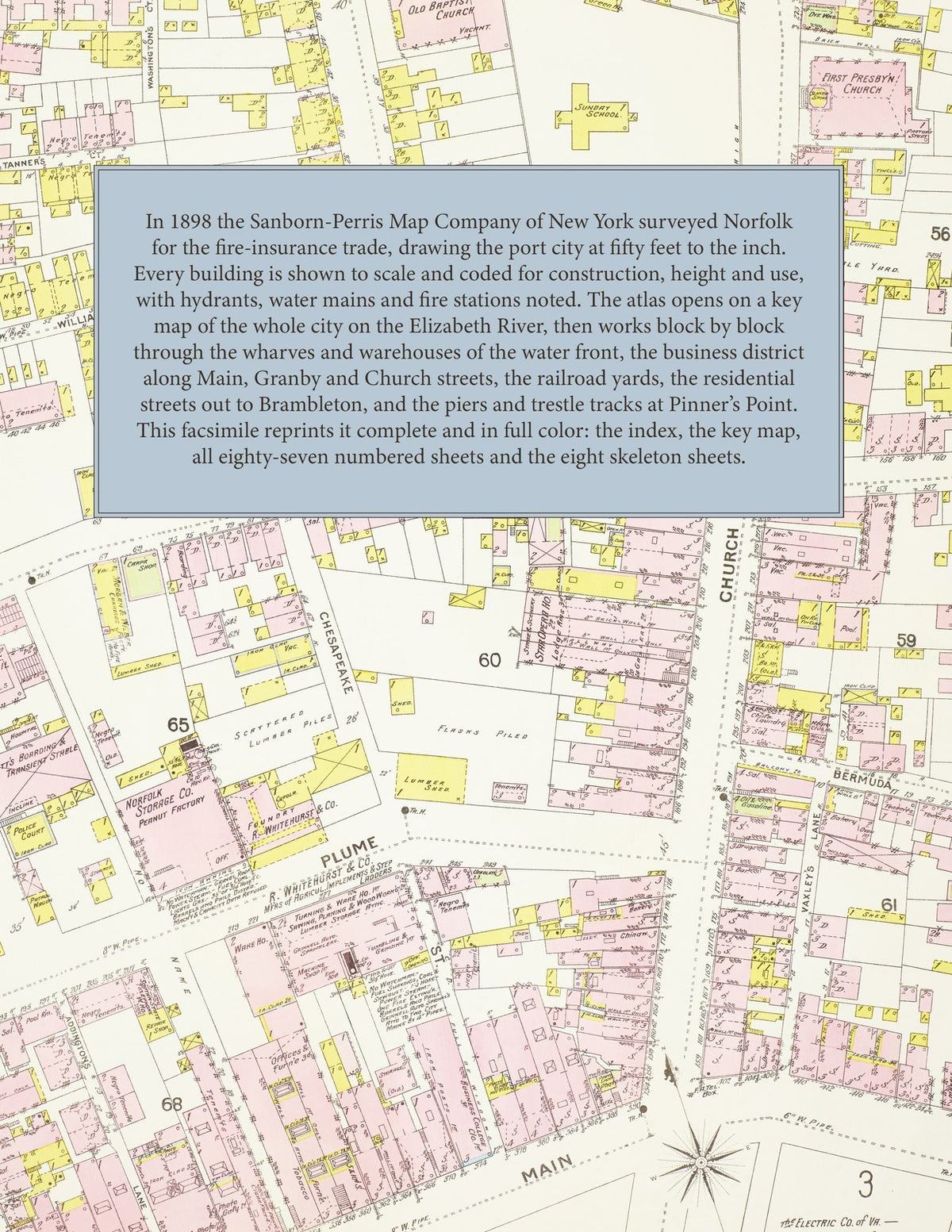1898 Fire Insurance Maps and Atlas of Norfolk, Virginia