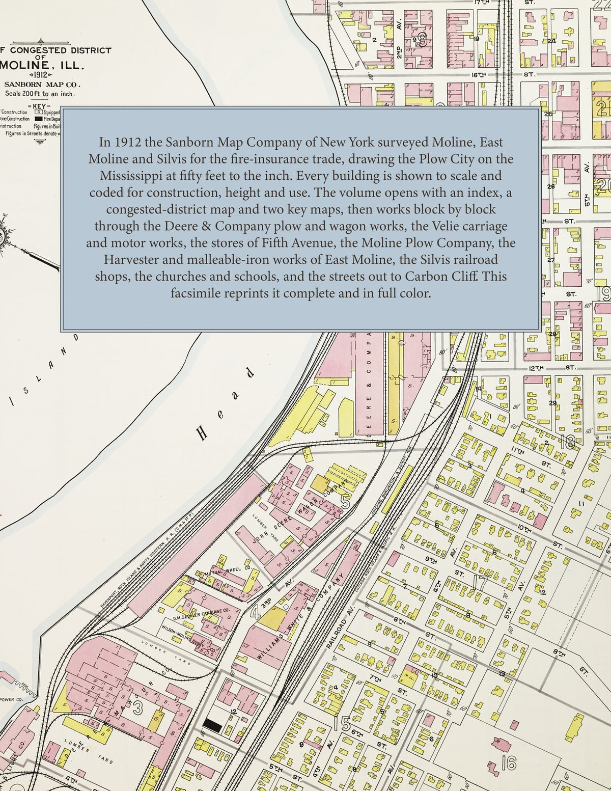 1912 Fire Insurance Maps and Atlas of Moline, Illinois
