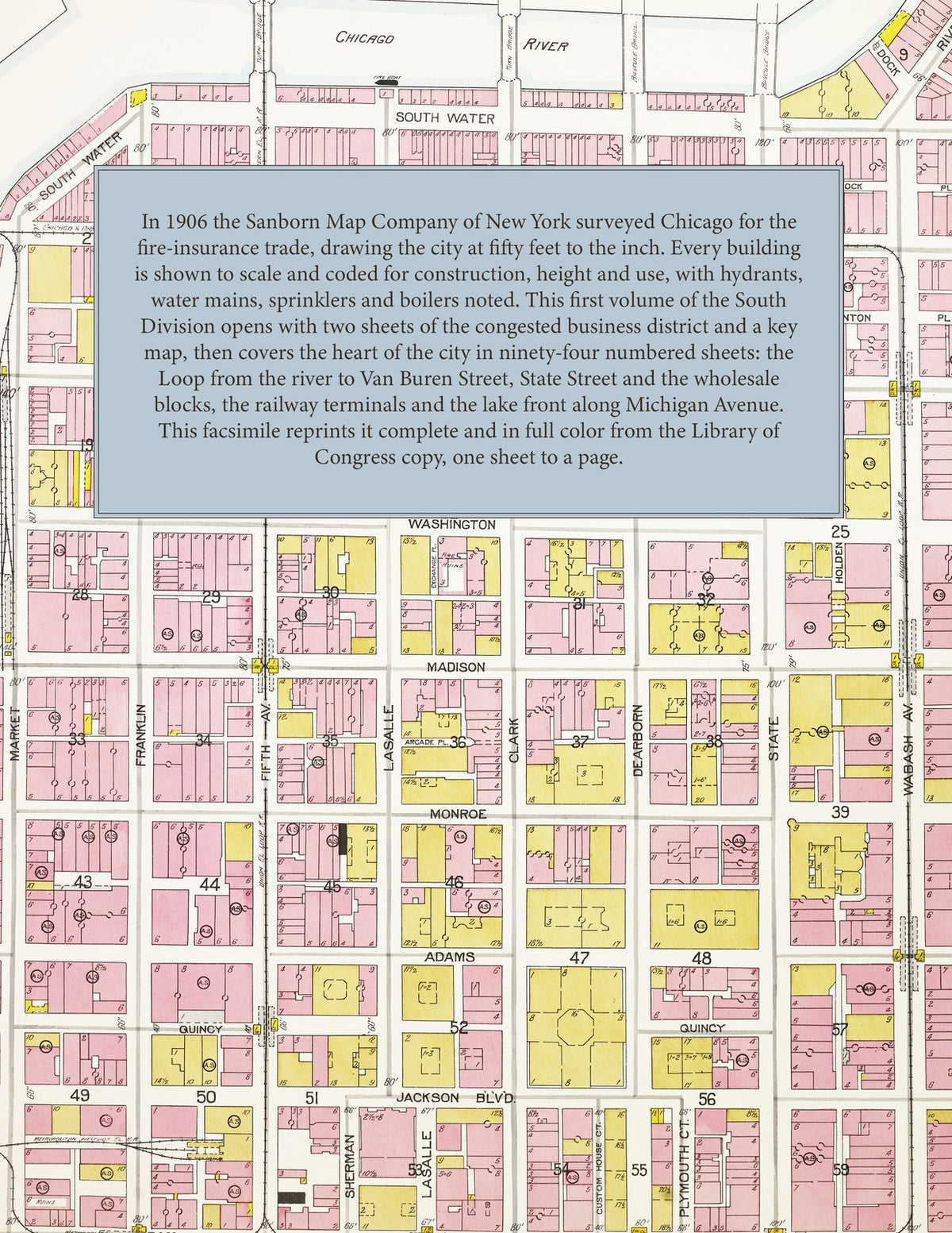 1906 Fire Insurance Maps and Atlas of Chicago, Illinois, Volume 1