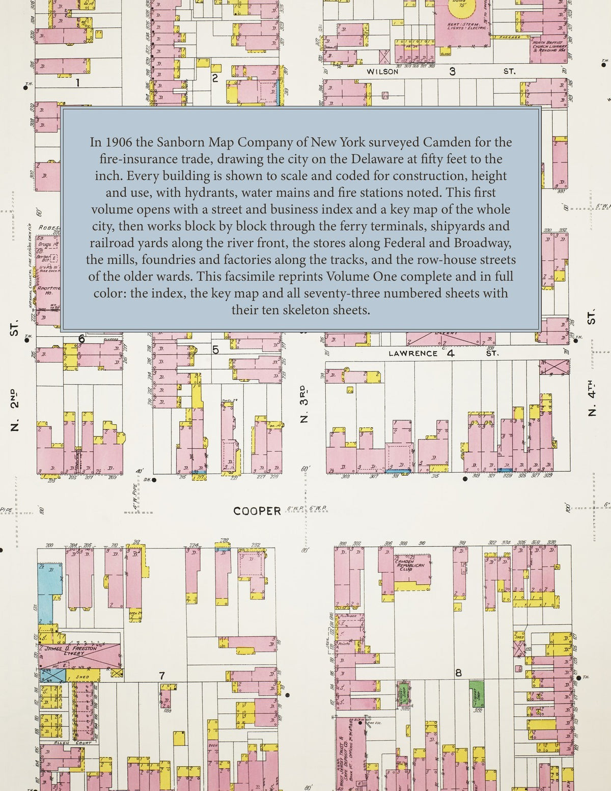 1906 Fire Insurance Maps and Atlas of Camden, New Jersey, Volume 1