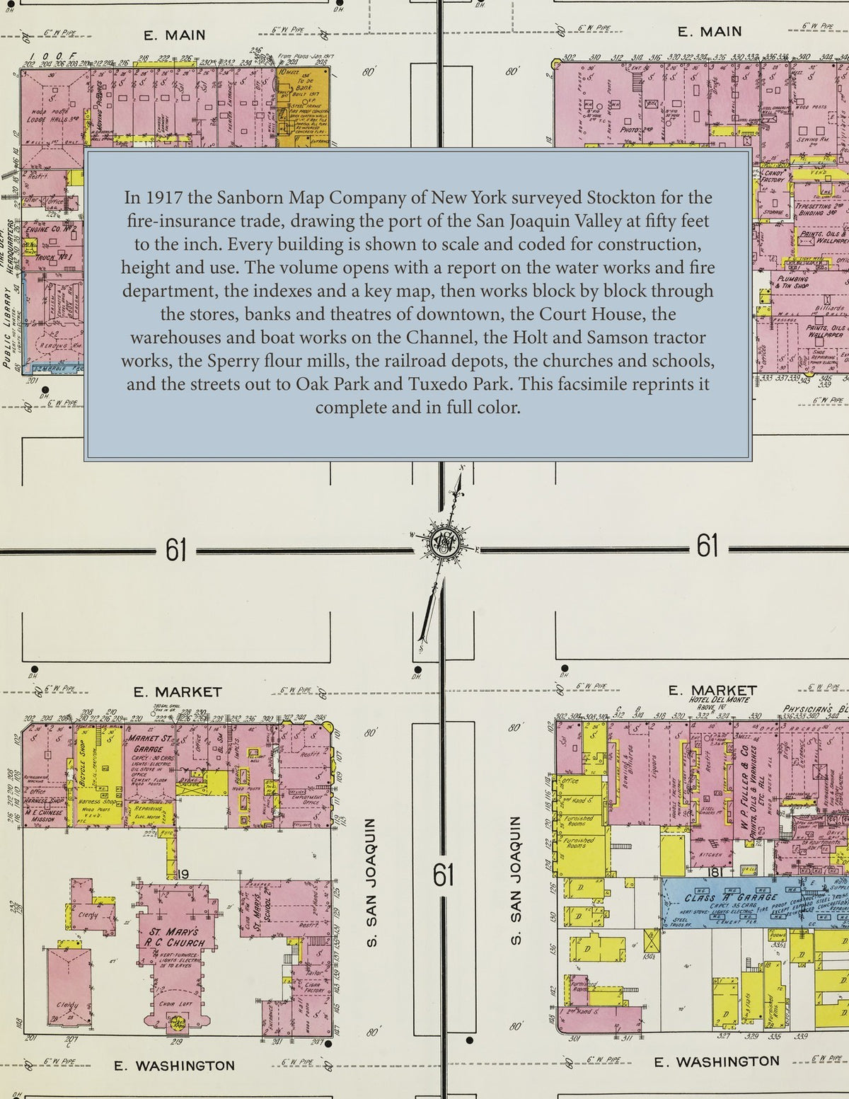 1917 Fire Insurance Maps and Atlas of Stockton, California