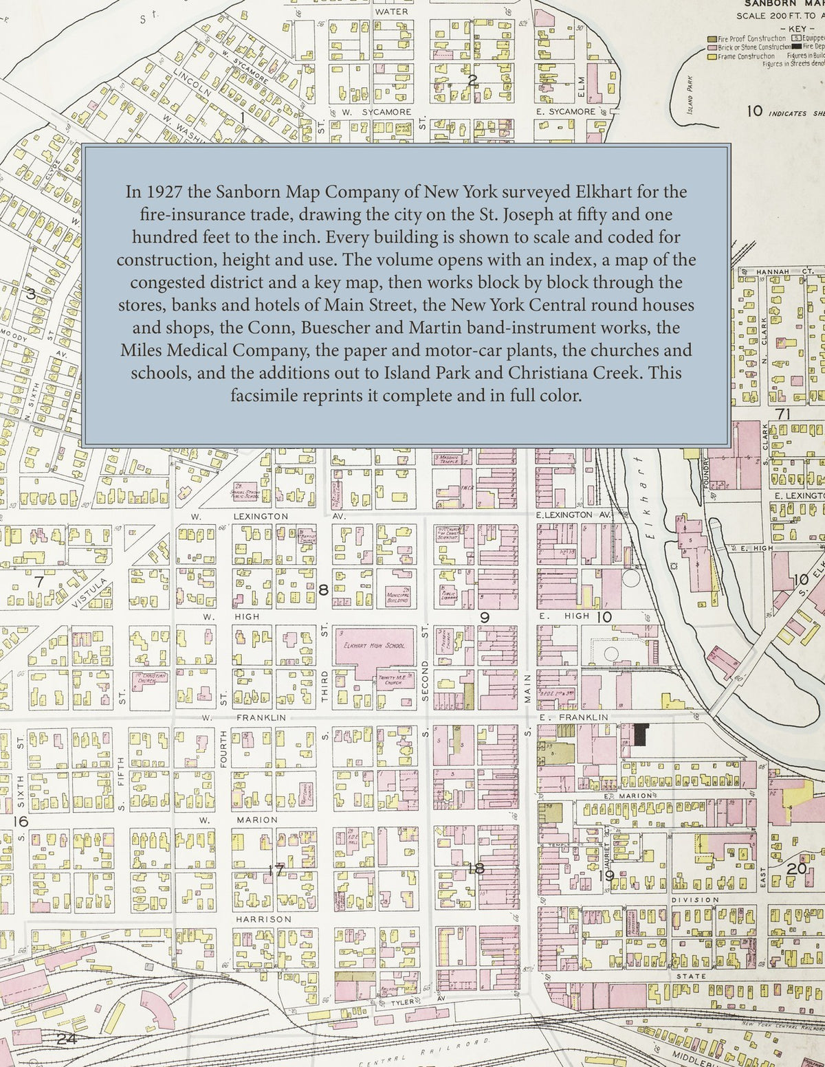 1927 Fire Insurance Maps and Atlas of Elkhart, Indiana
