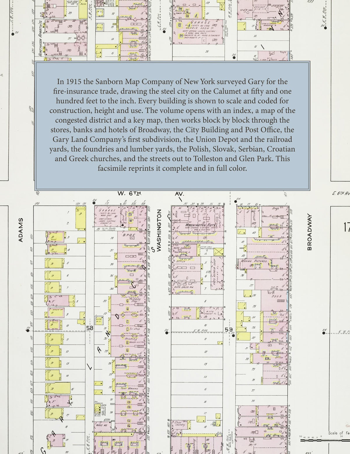 1915 Fire Insurance Maps and Atlas of Gary, Indiana