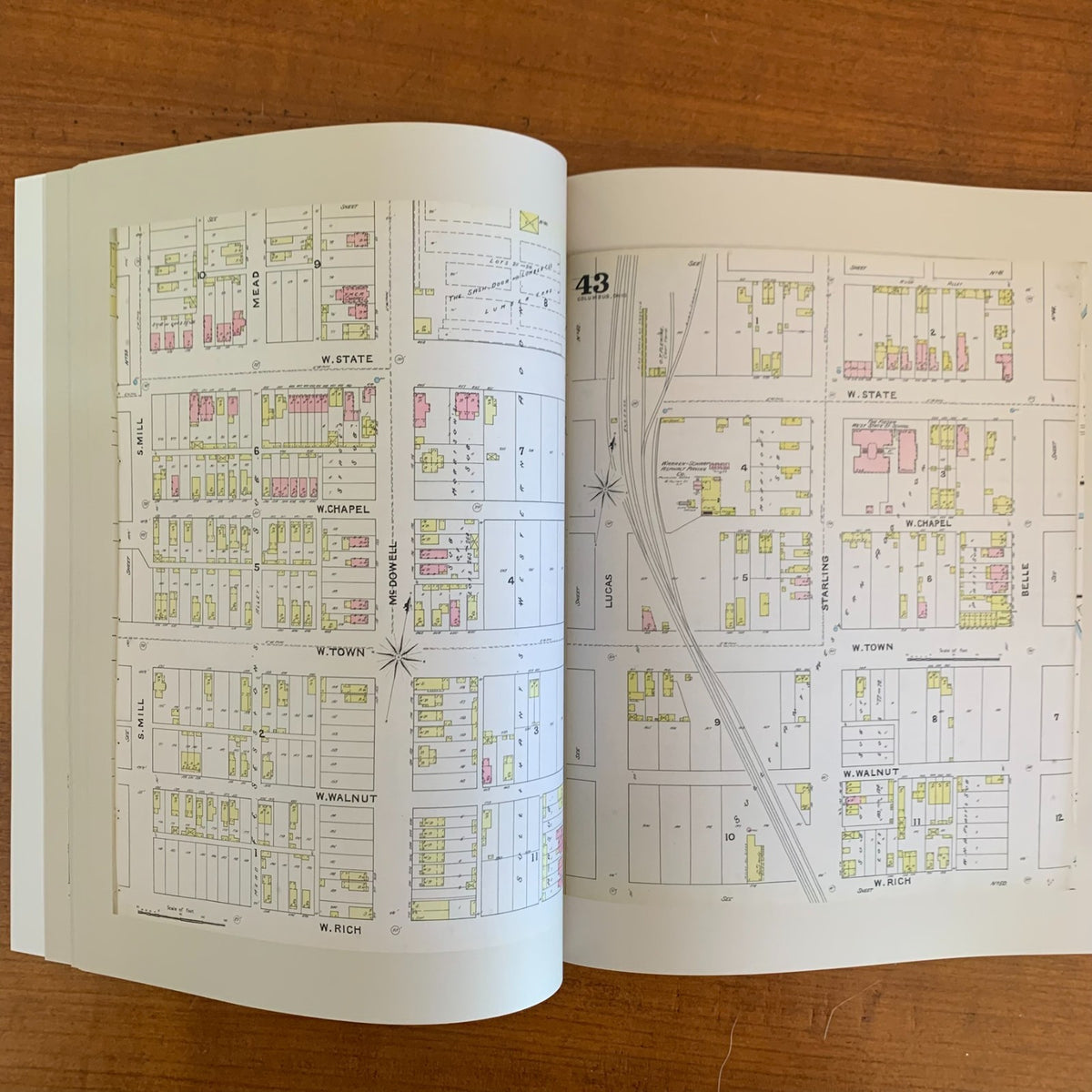 1891 Columbus, Ohio Fire Insurance Maps and Atlas