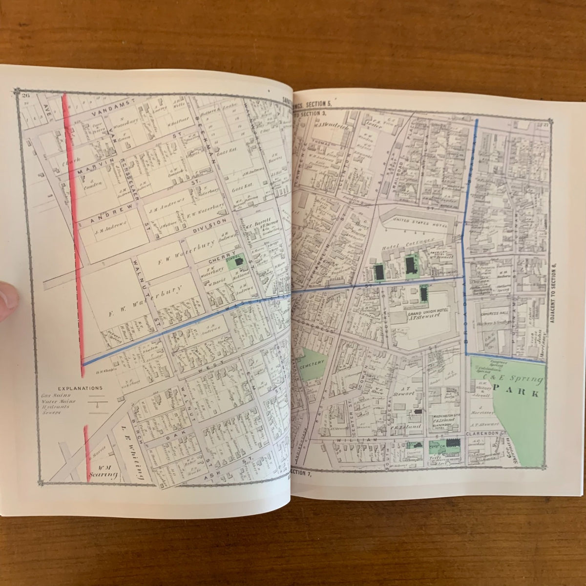 1876 Combination Atlas of Saratoga and Ballston, New York