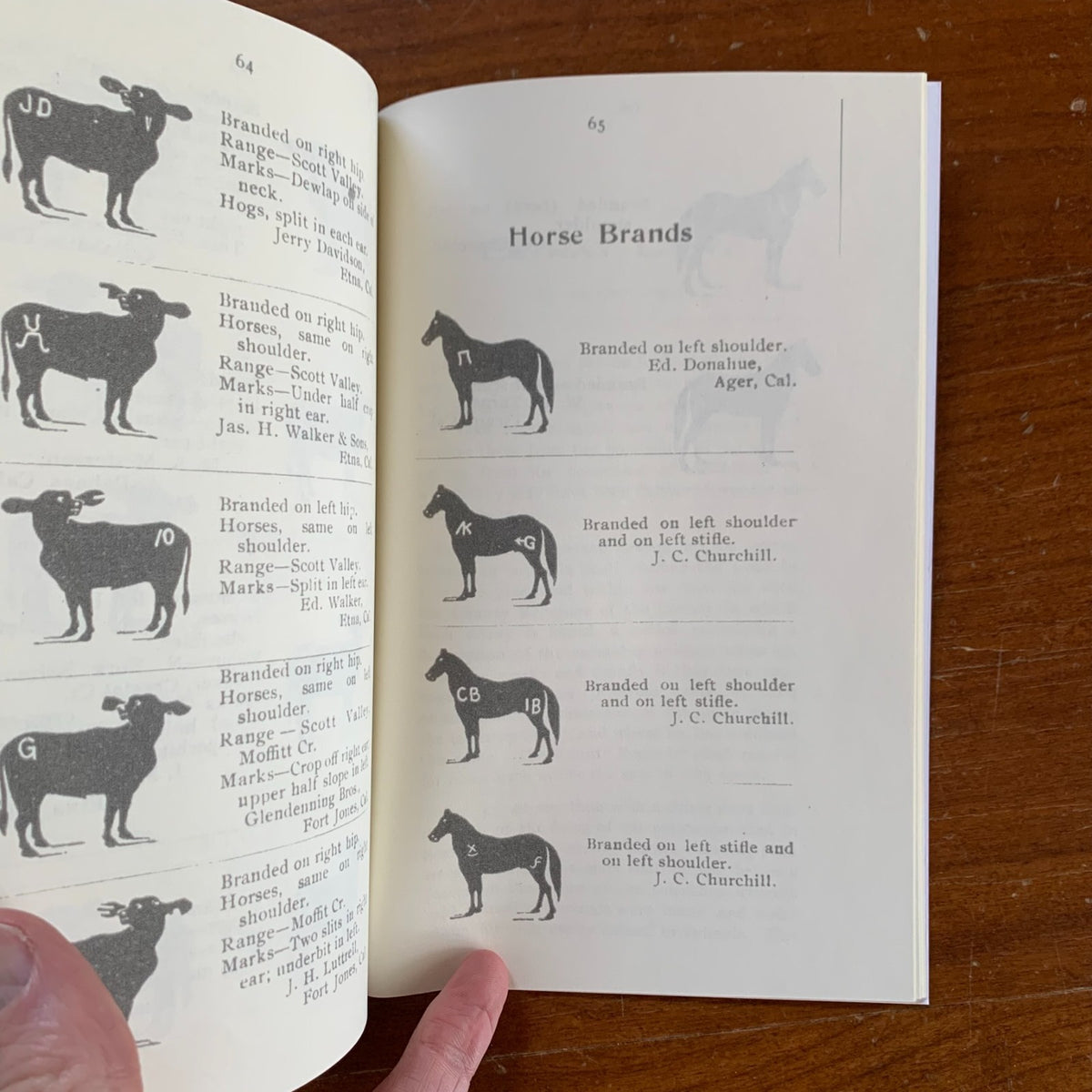 1901 Stockman's Guide (Brand Book), Siskiyou County California