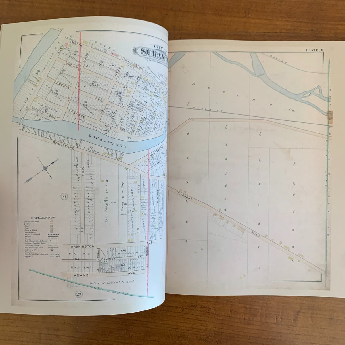 1898 Atlas of Surveys of the City of Scranton and Dunmore, Pennsylvania