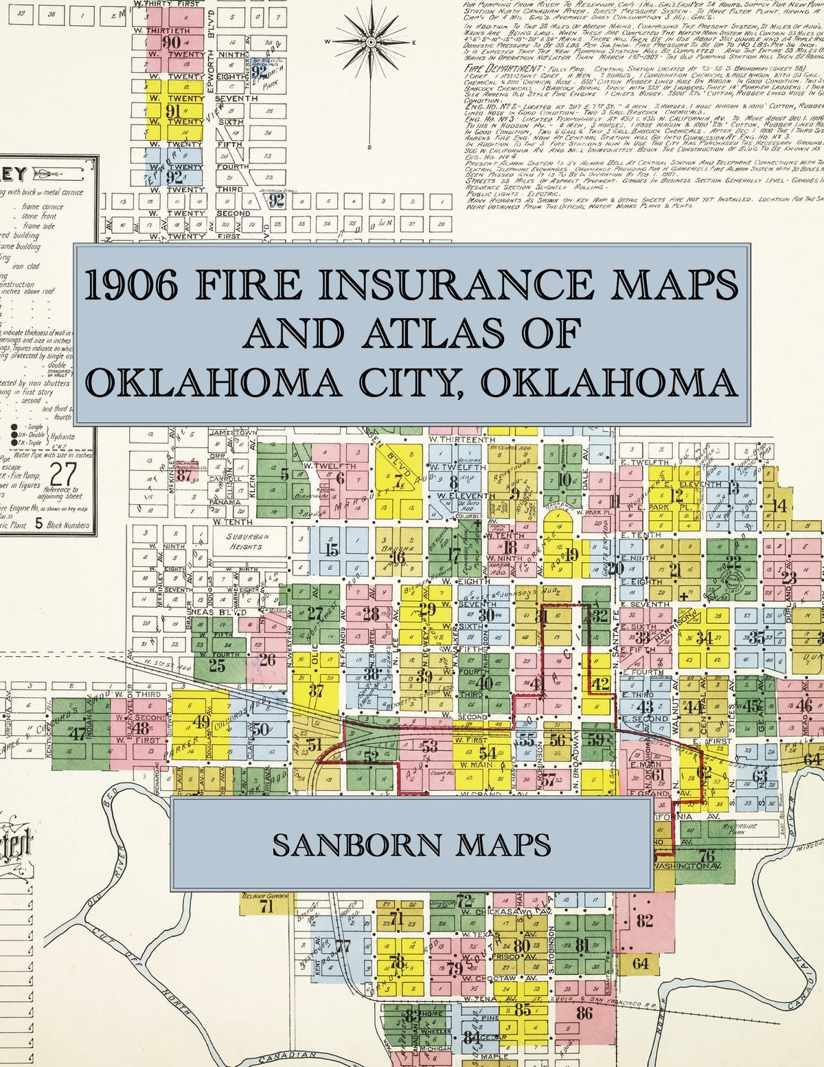 1906 Fire Insurance Maps and Atlas of Oklahoma City, Oklahoma