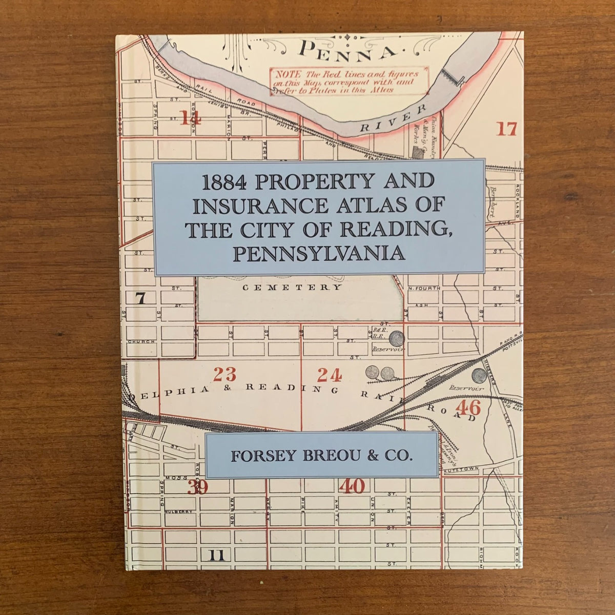 1884 Property and Insurance Atlas and Maps of the City of Reading, Pennsylvania