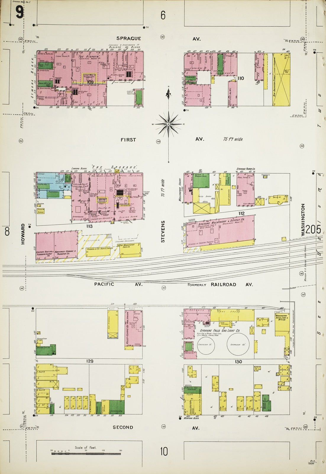 1902 Fire Insurance Maps and Atlas of Spokane, Washington, Volume 1