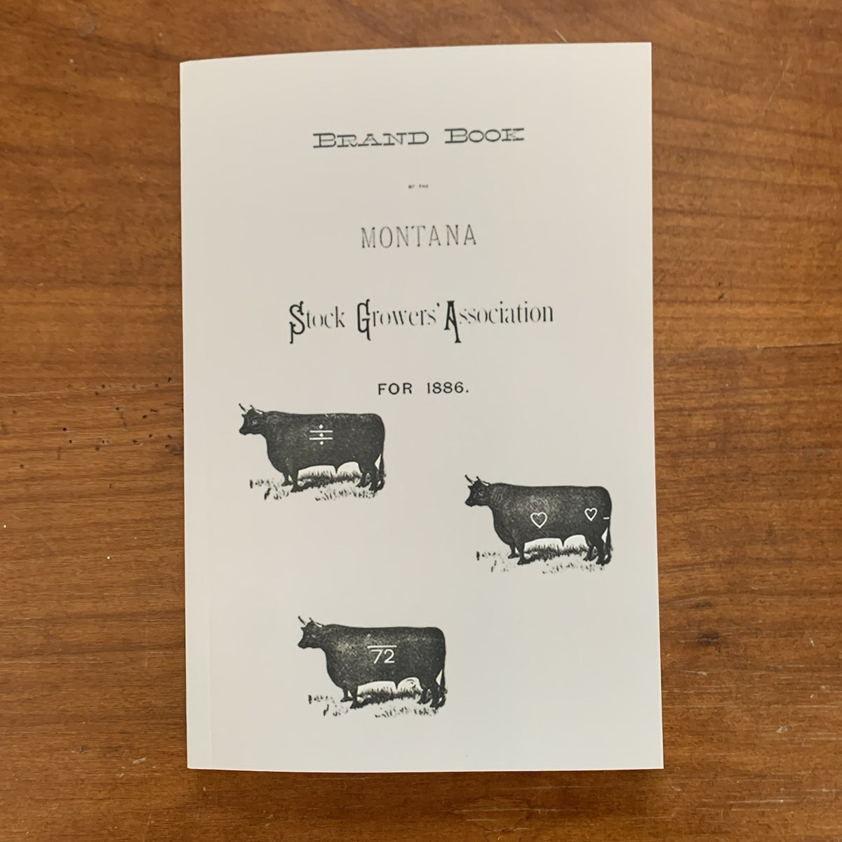 1886 Brand Book of the Montana Stock Growers' Association