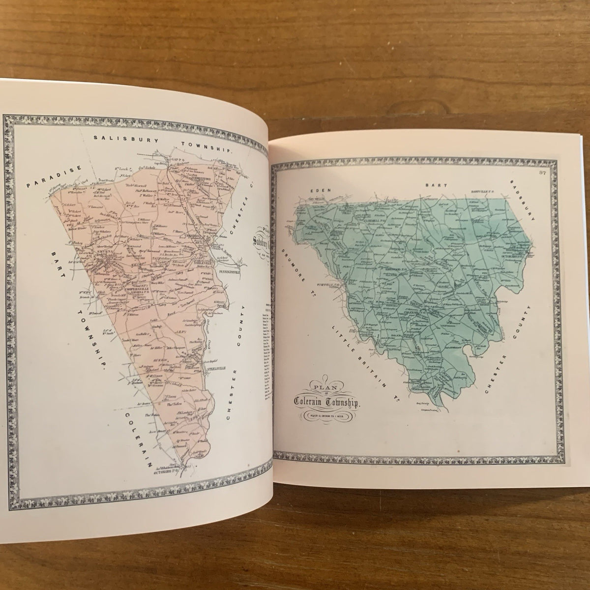 1864 Bridgens' Atlas of Lancaster Pennsylvania
