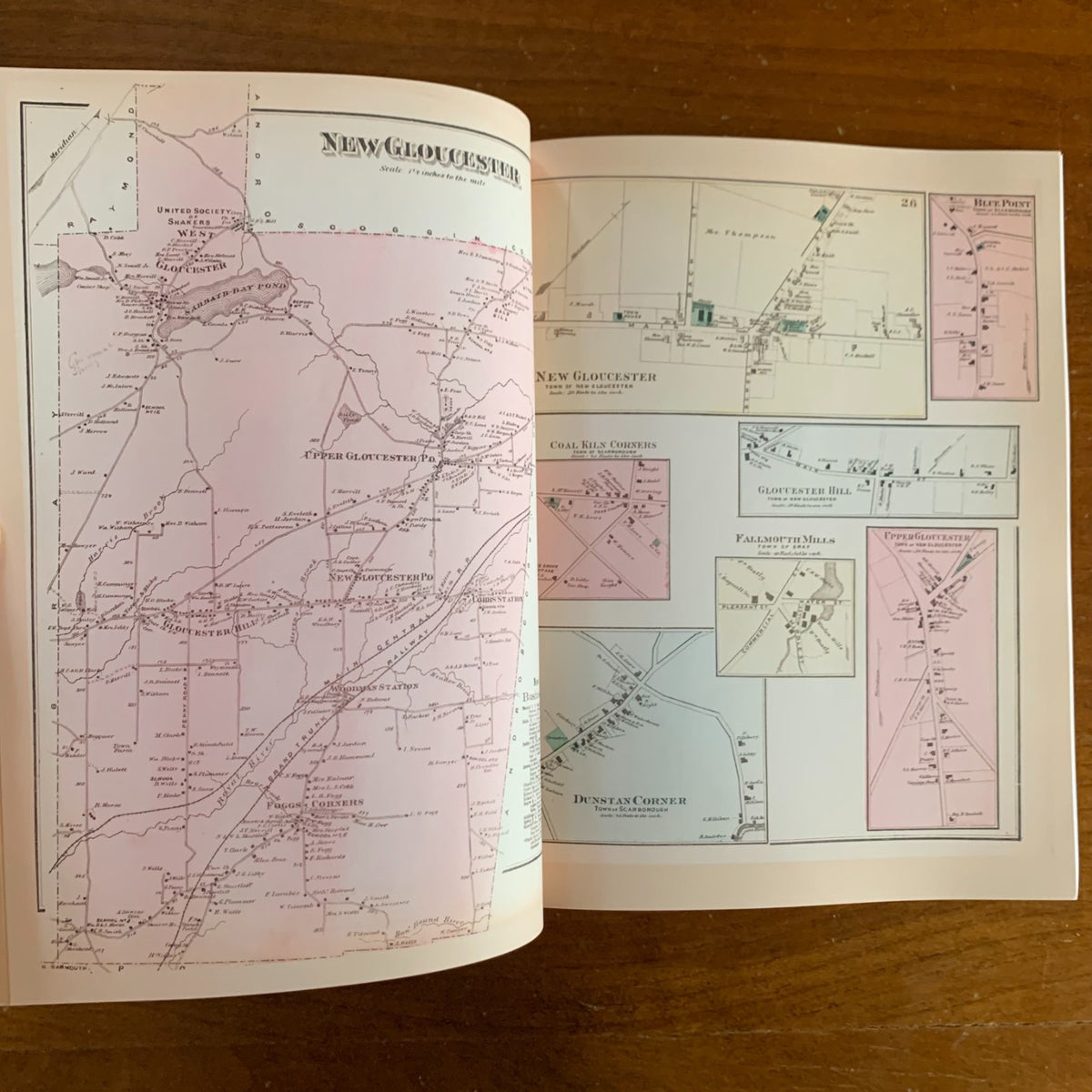 1871 Atlas of Cumberland County, Maine