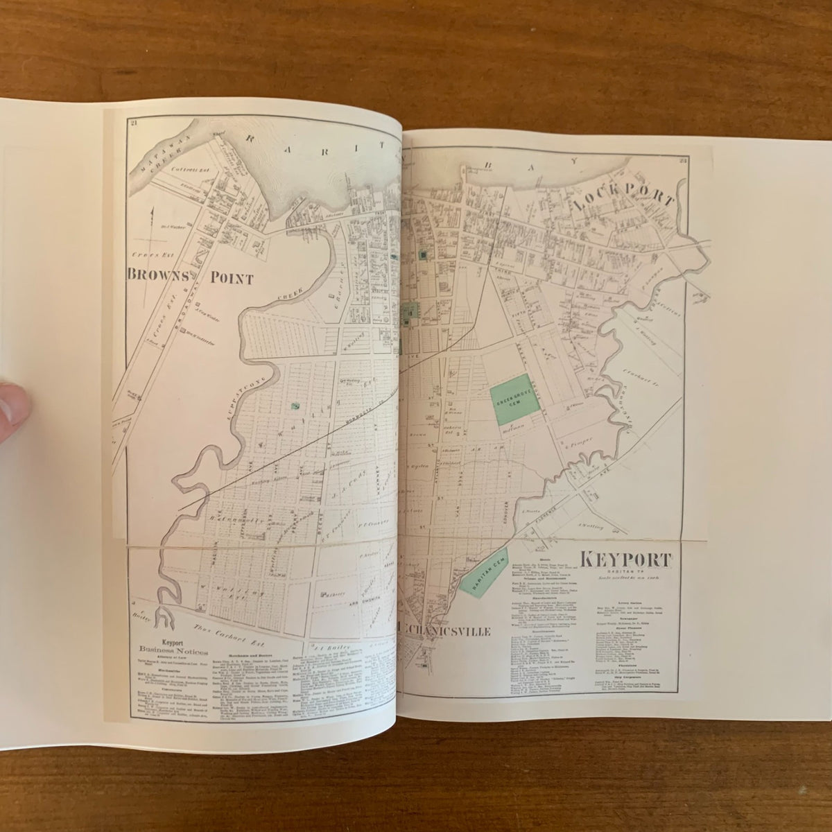 1873 Atlas of Monmouth County, New Jersey