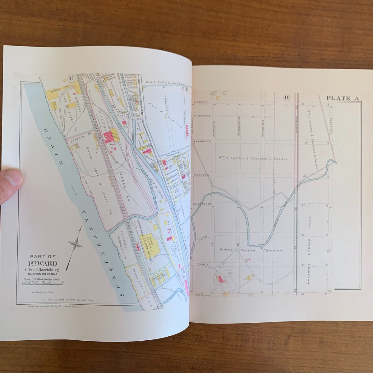 1901 Atlas of the City of Harrisburg, Pennsylvania