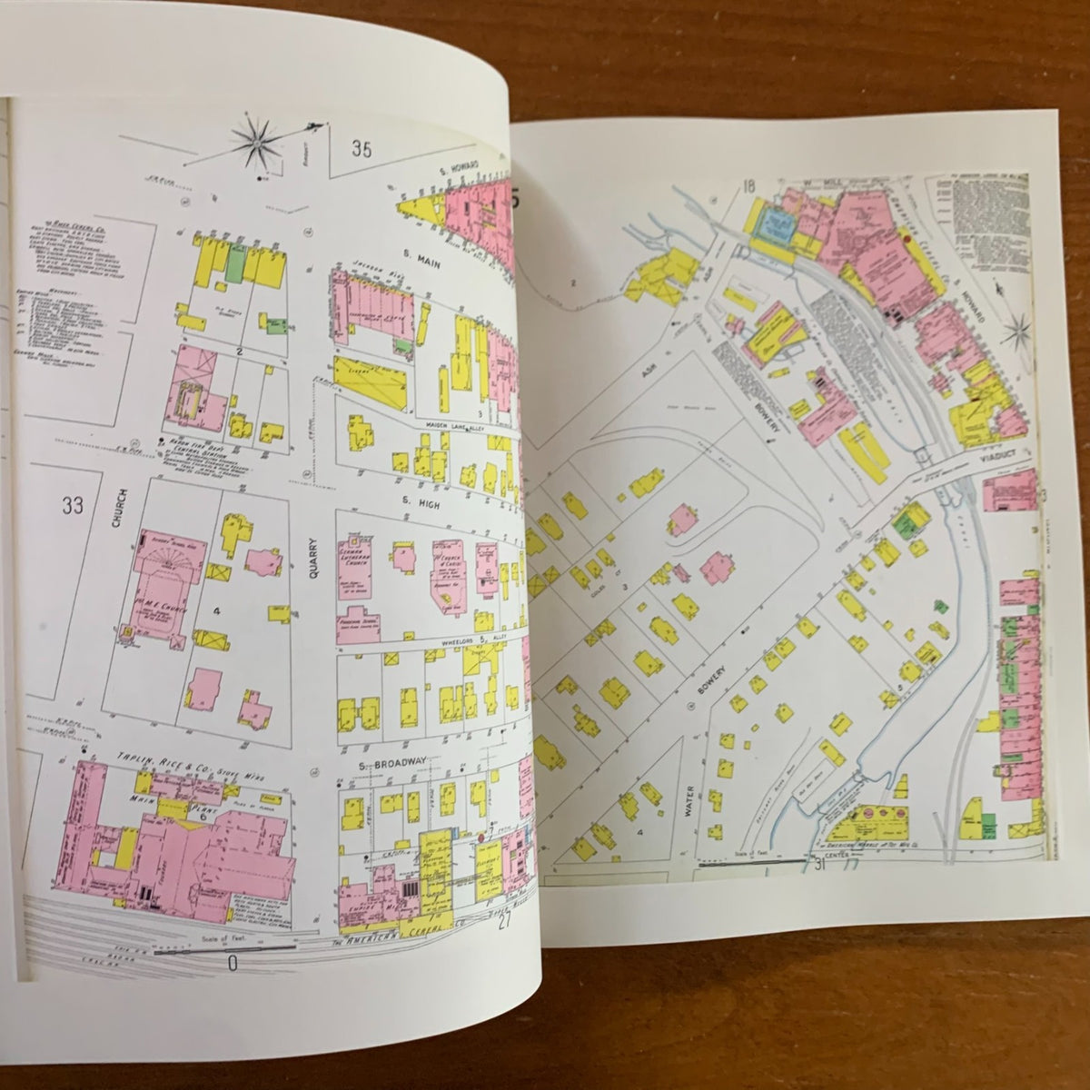 1904 Akron, Ohio Sanborn Fire Insurance Maps and Atlas