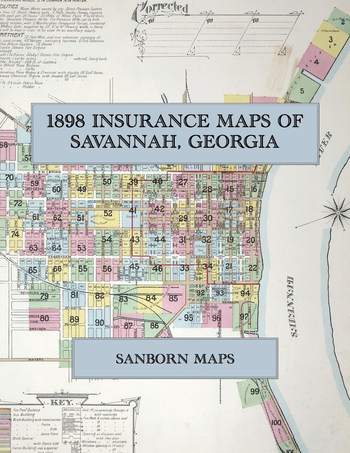 1898 Fire Insurance Maps and Atlas of Savannah, Georgia