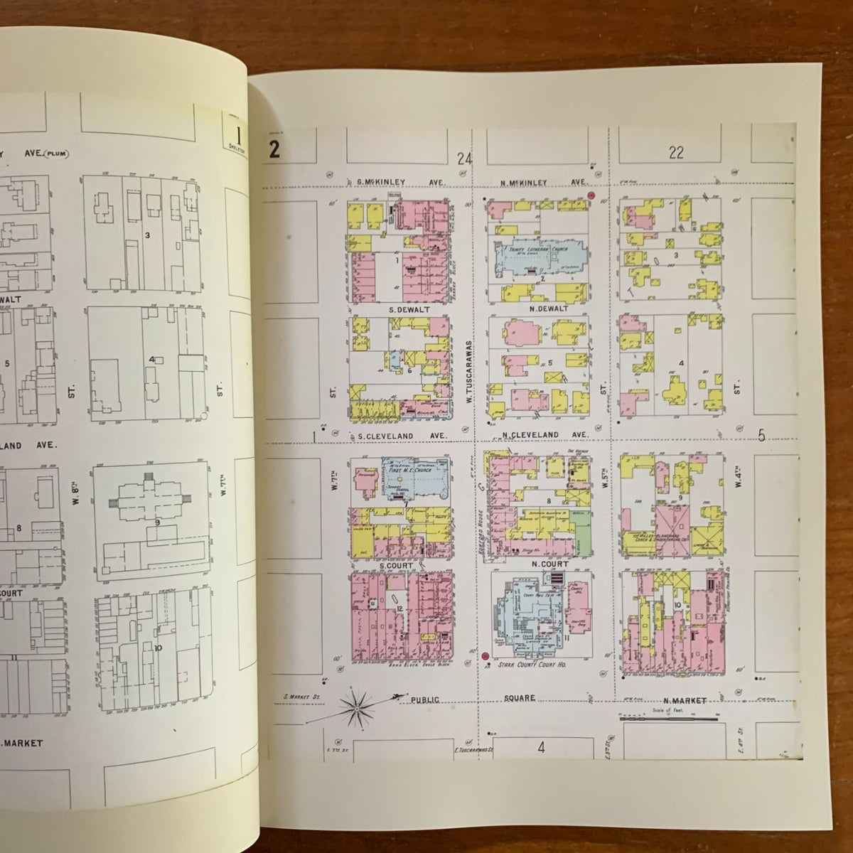 1897 Canton, Ohio Fire Insurance Maps and Atlas