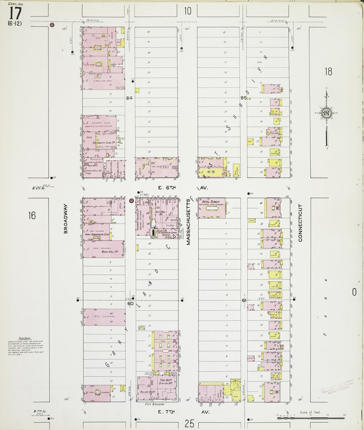 1915 Fire Insurance Maps and Atlas of Gary, Indiana