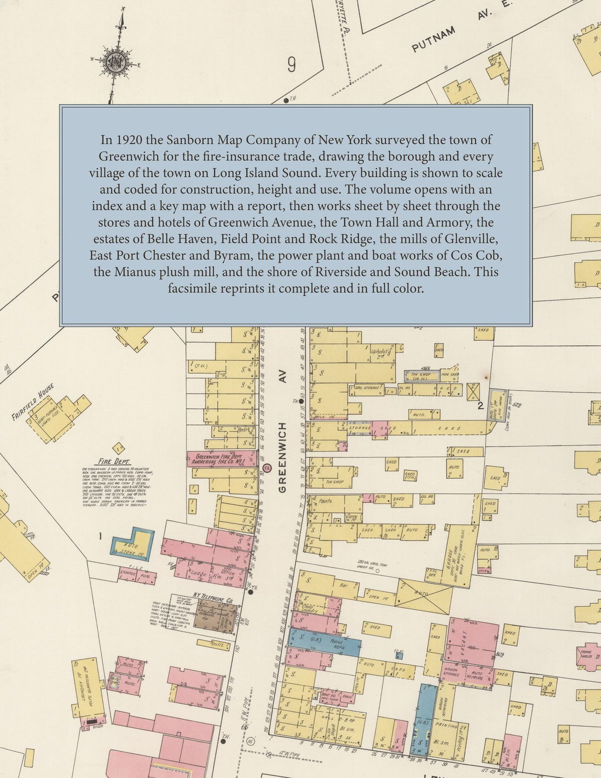 1920 Fire Insurance Maps and Atlas of Greenwich, Connecticut
