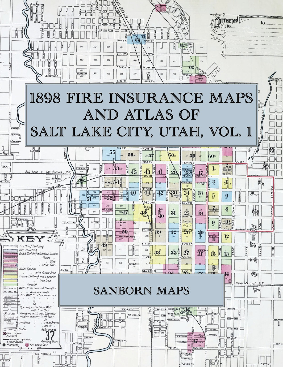 1898 Fire Insurance Maps and Atlas of Salt Lake City, Utah, Volume 1