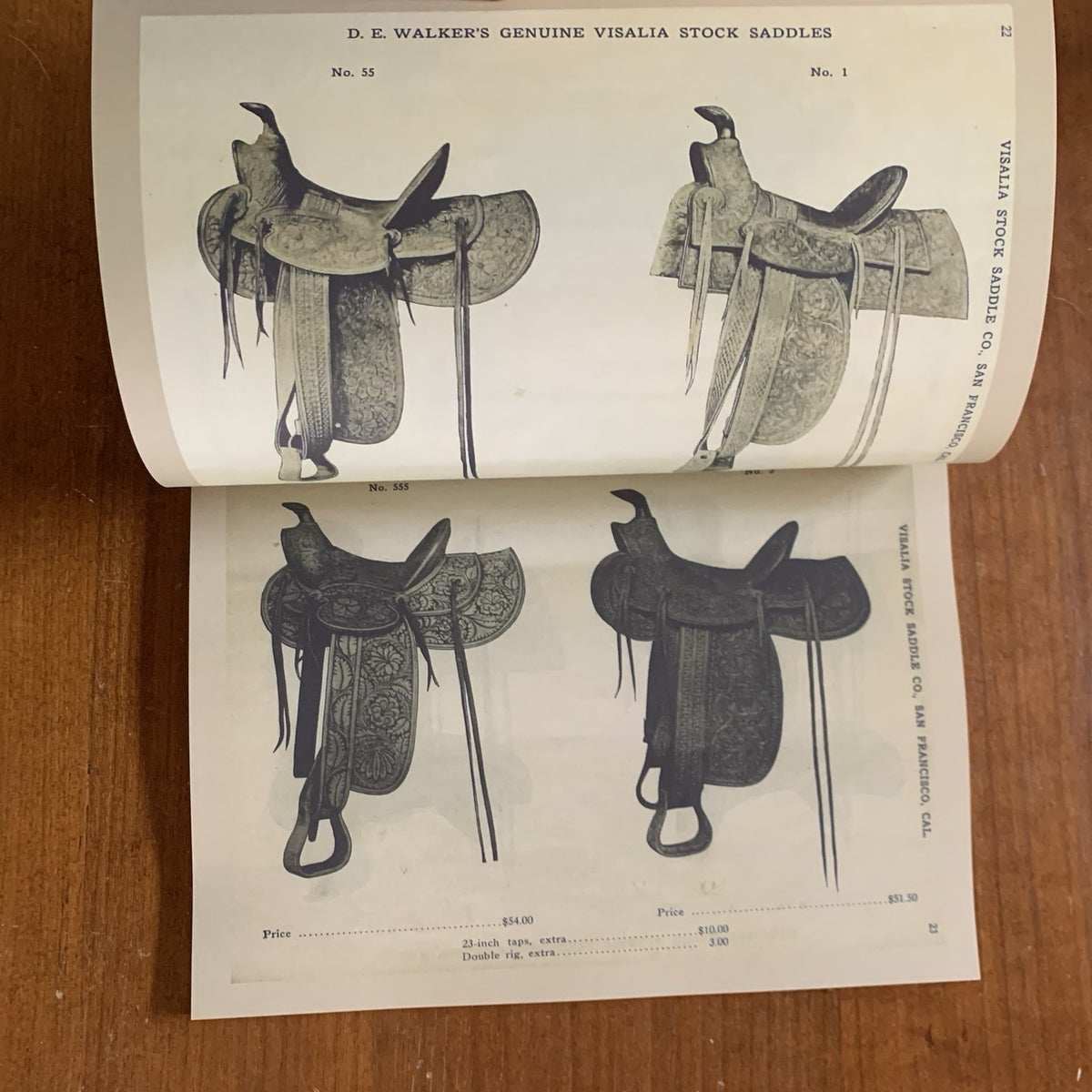 1911 Visalia Stock Saddle Co. Catalogue catalog No.17 Horse Tack