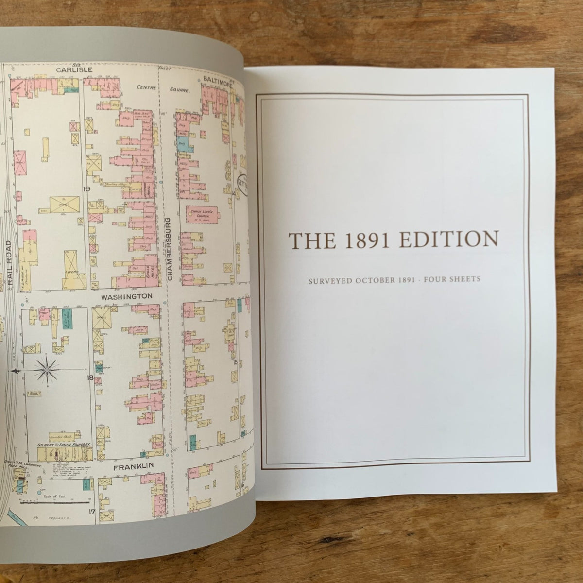 Gettysburg: The Town After the Battle Fire Insurance Atlas Maps