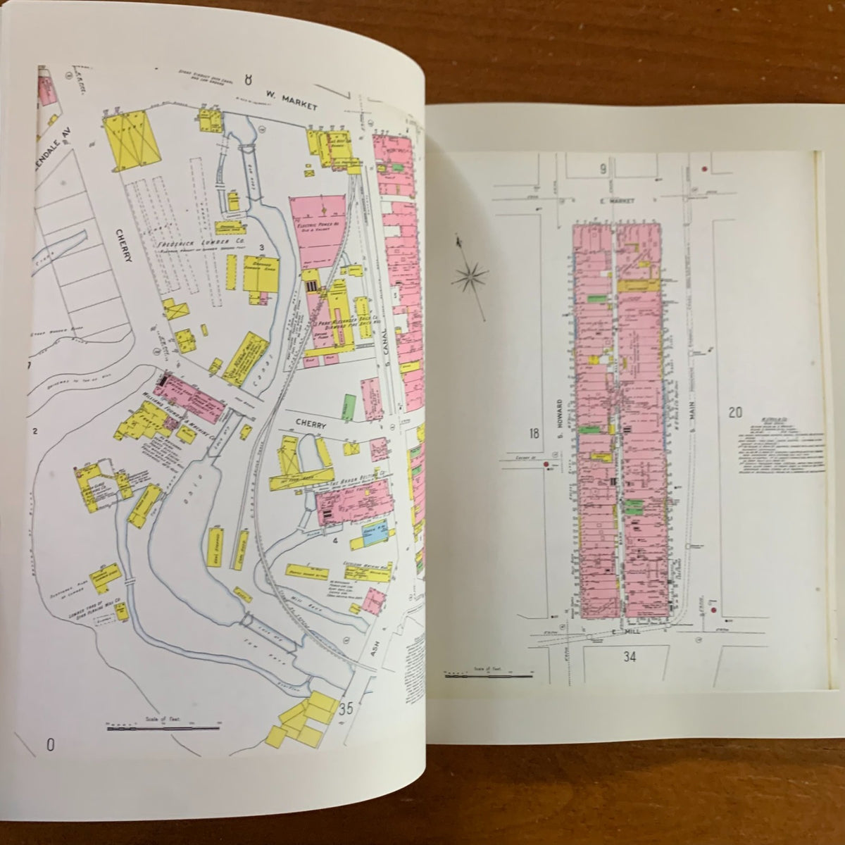 1904 Akron, Ohio Sanborn Fire Insurance Maps and Atlas