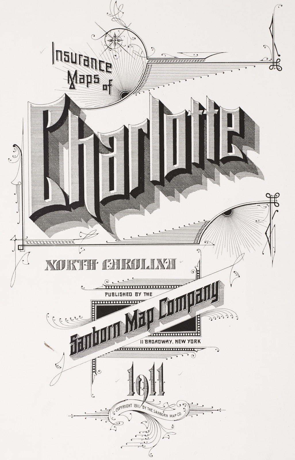 1911 Fire Insurance Maps and Atlas of Charlotte, North Carolina