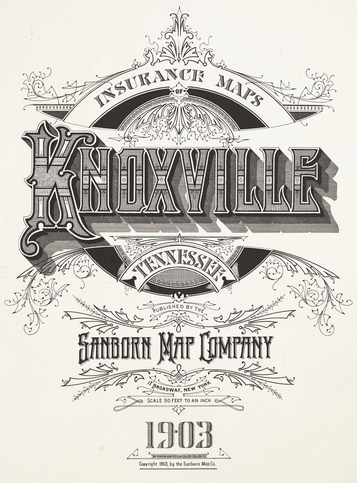 1903 Fire Insurance Maps and Atlas of Knoxville, Tennessee