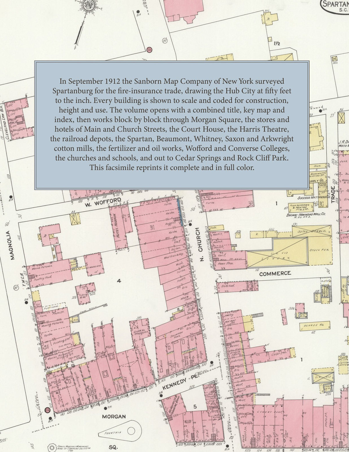 1912 Fire Insurance Maps and Atlas of Spartanburg, South Carolina