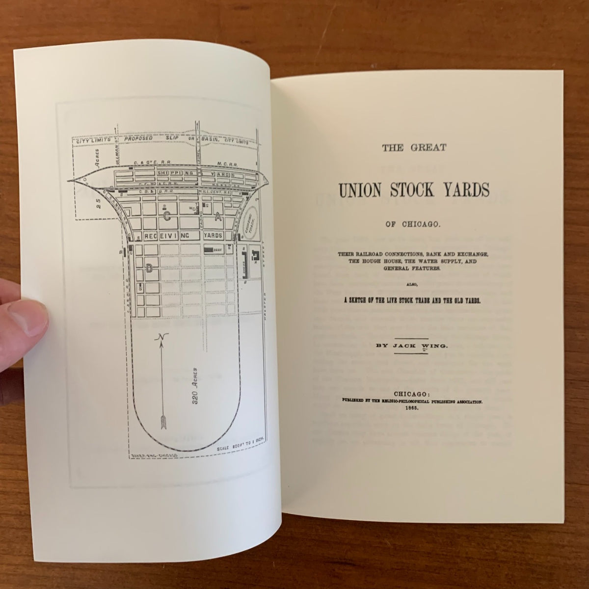 1865 The Great Union Stock Yards of Chicago
