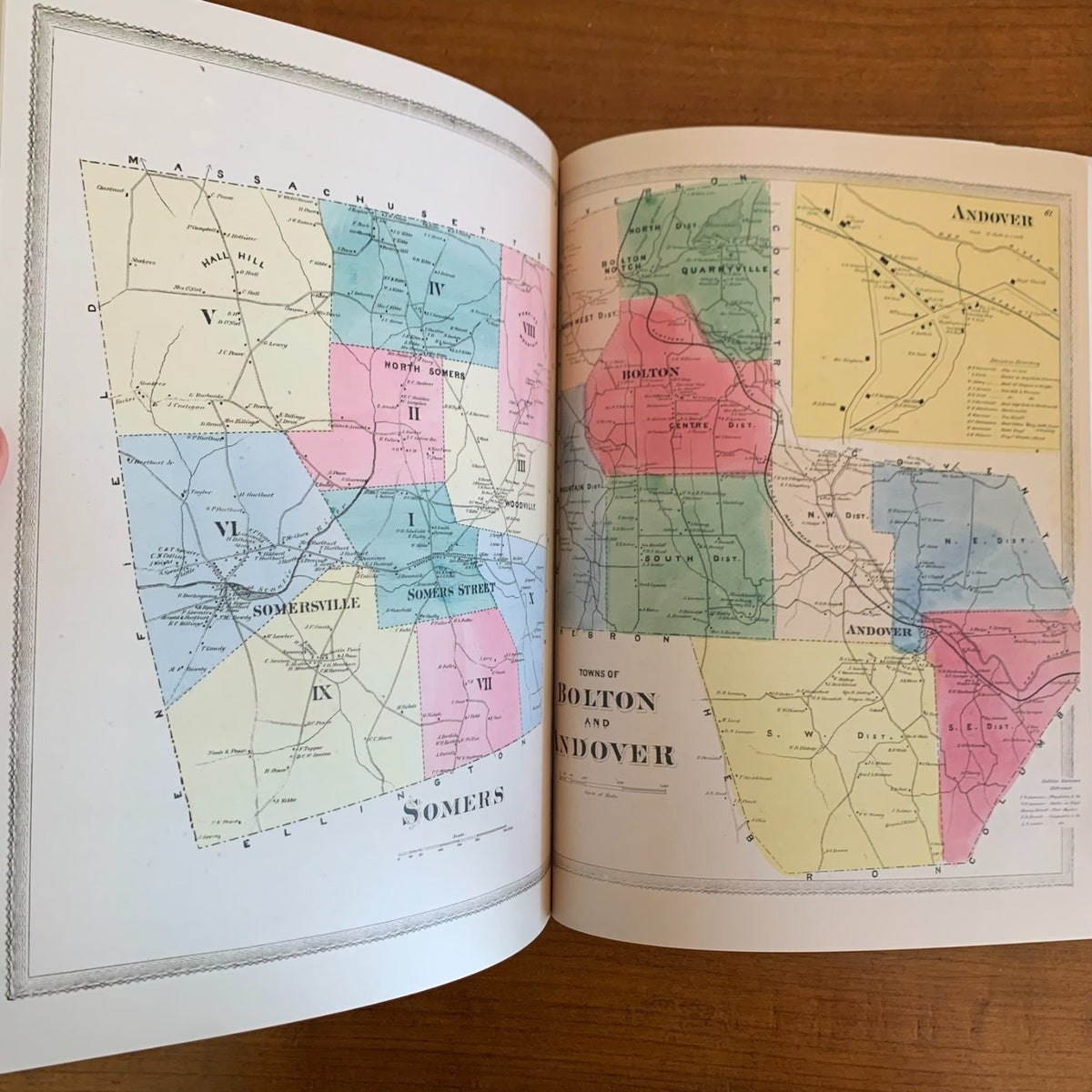 1869 Atlas of Hartford and Tolland Counties, Connecticut