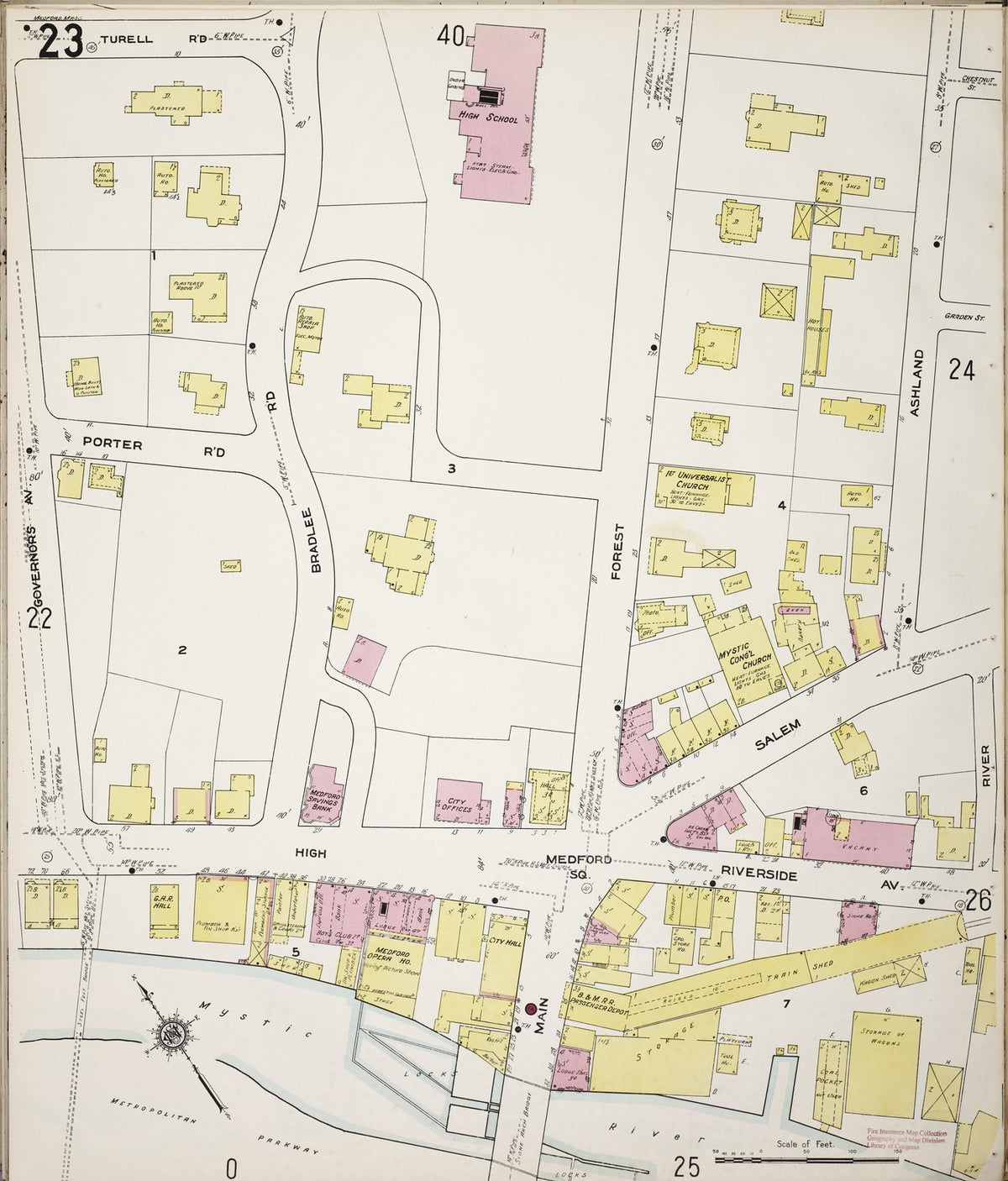 1910 Fire Insurance Maps and Atlas of Medford, Massachusetts