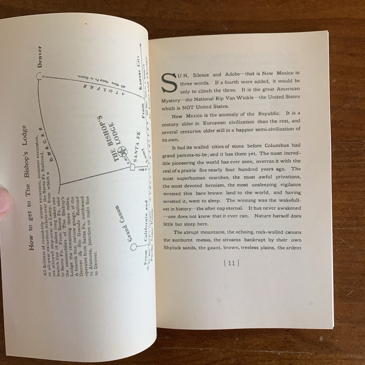 1921 The Town of Santa Fe, New Mexico Guide to the Oldest Capital