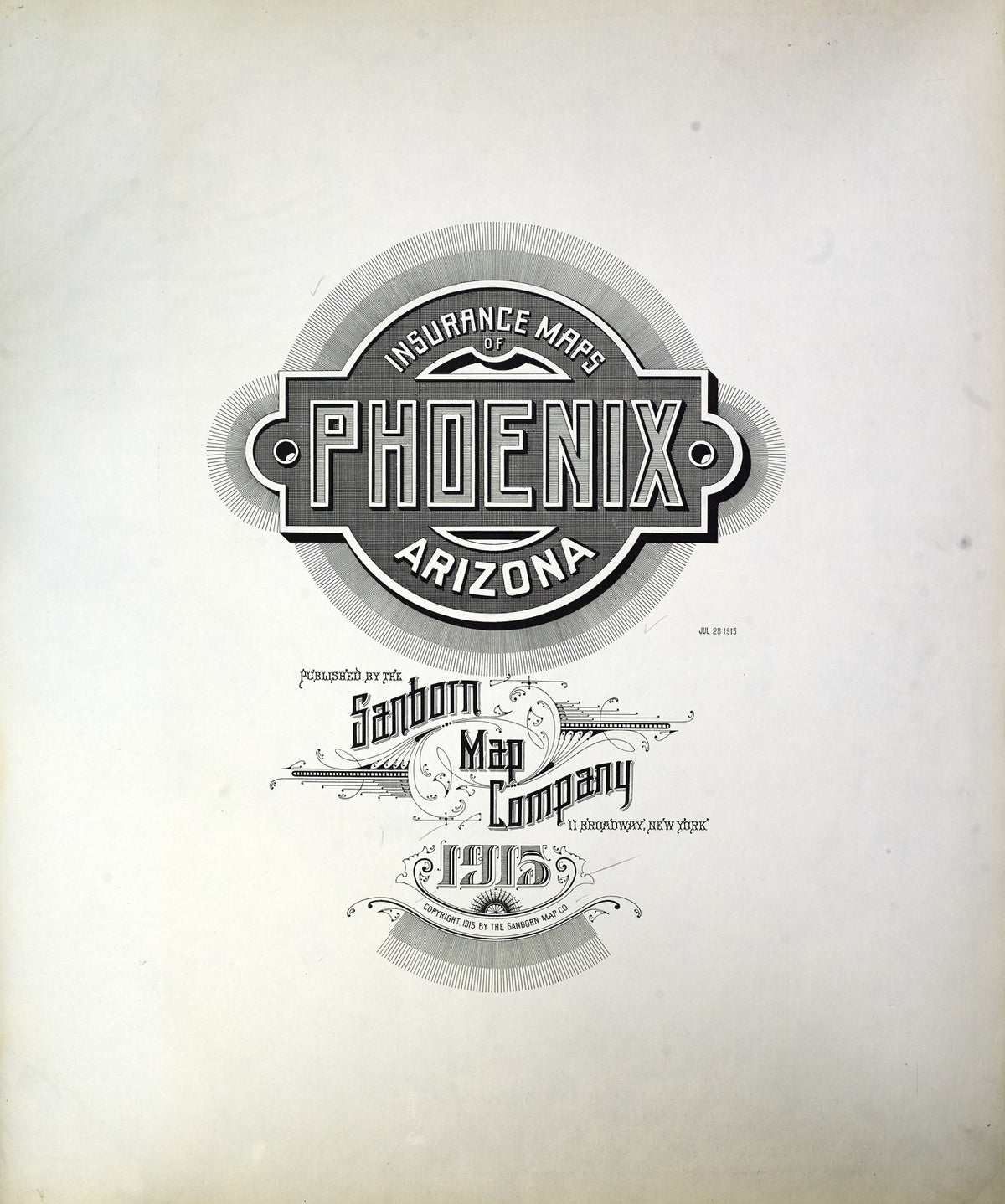 1915 Fire Insurance Maps and Atlas of Phoenix, Arizona