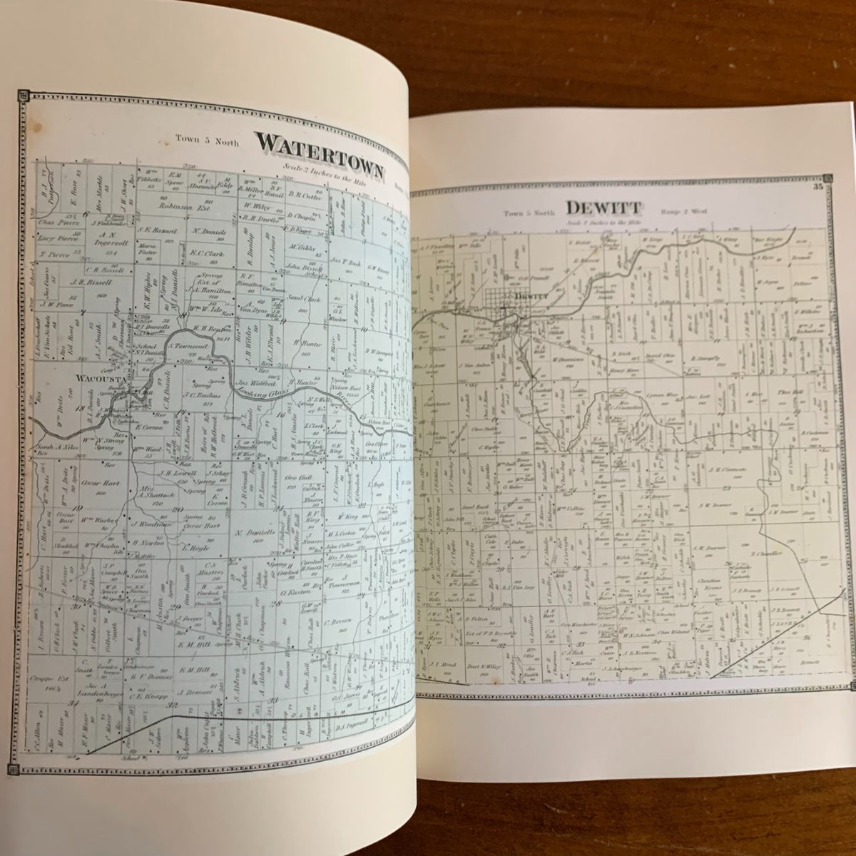 1873 Atlas of Clinton County, Michigan