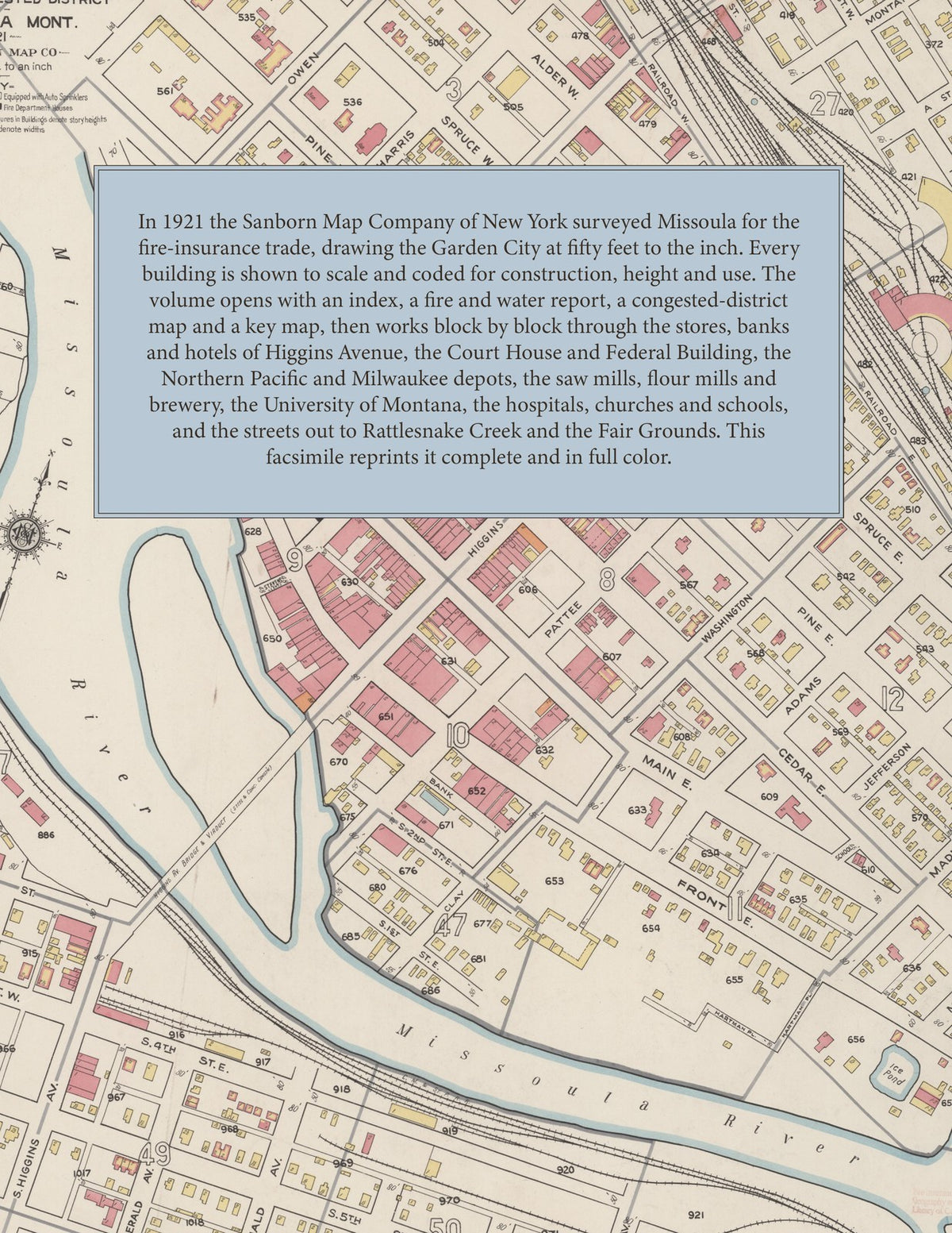 1921 Fire Insurance Maps and Atlas of Missoula, Montana