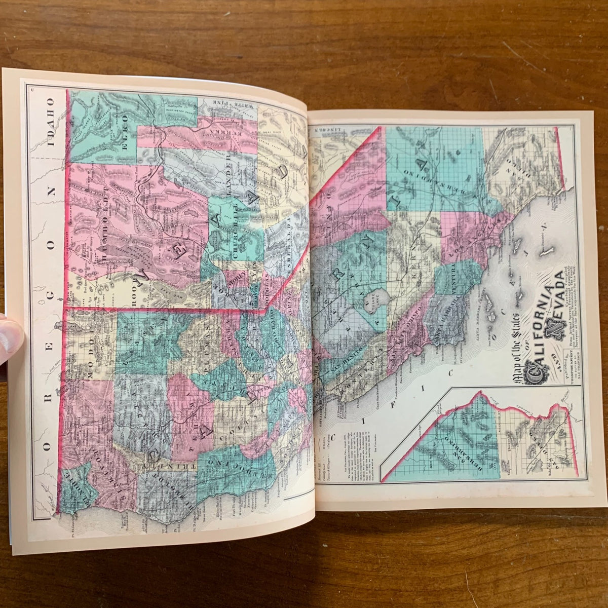 1878 Official and Historical Atlas Map of Alameda County, California