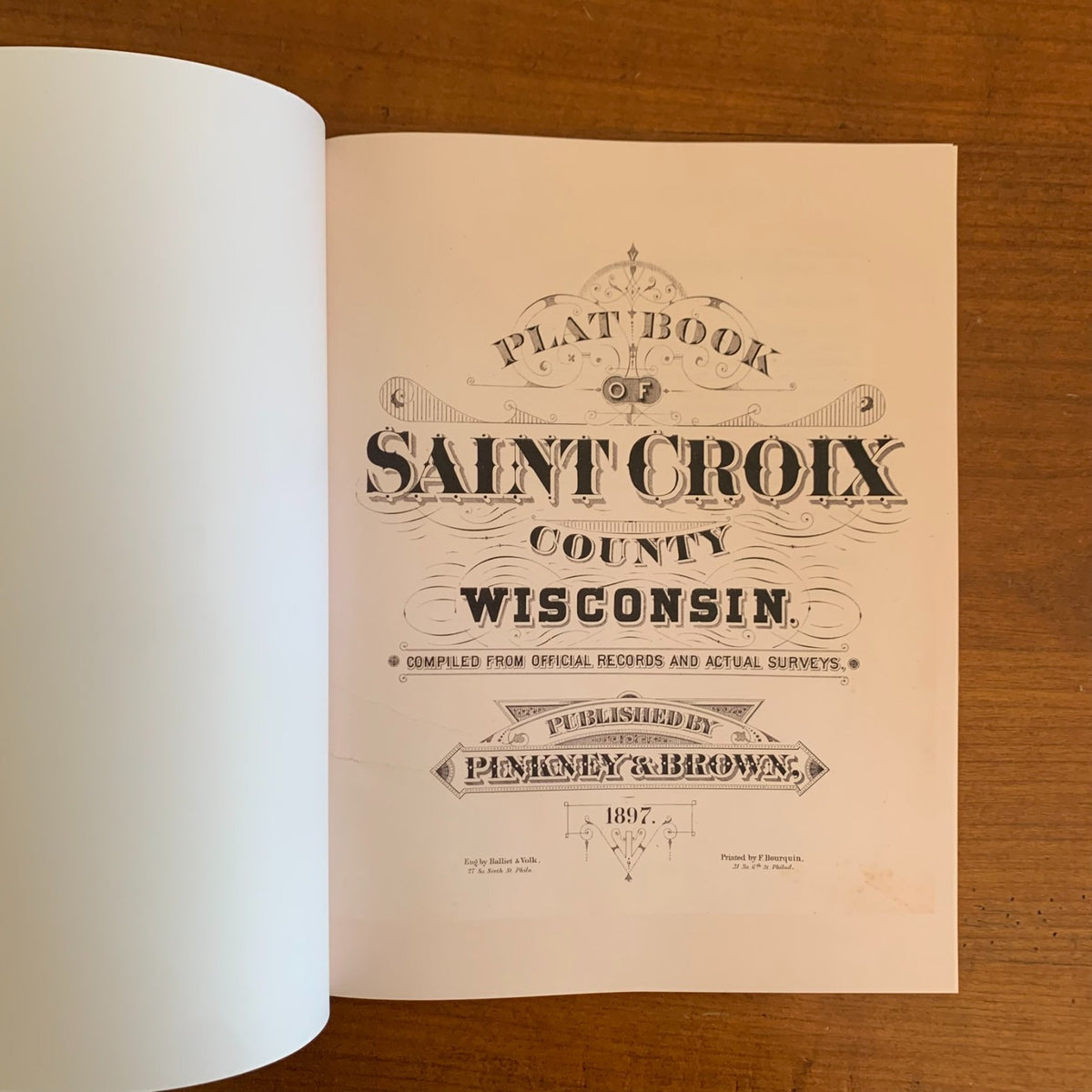 1897 Plat Book and Atlas of Saint Croix County, Wisconsin